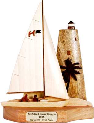 Baldy Island USA trophy design