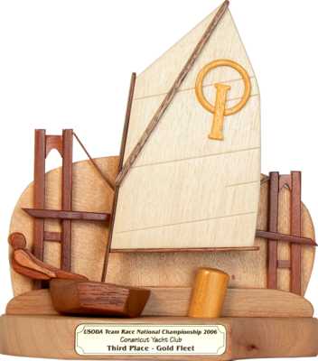Newport Bridge Rhode Island design trophy
