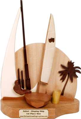 sabot sailing trophy design
